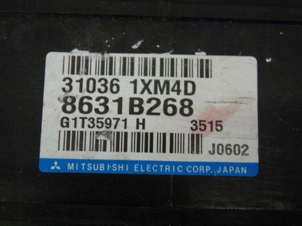 MITSUBISHI ASX 1.8 DID BEDIENTEIL GETRIEBE GETRIEBE 8631B268