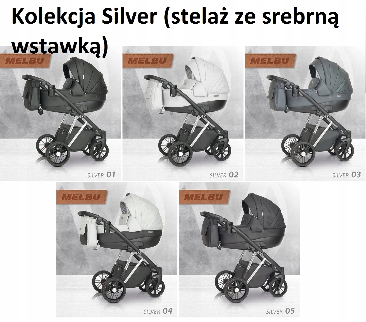 WÓZEK DZIECIĘCY VERDI MELBU 3W1+TORBA + AKCESORIA Rodzaj kół Żelowe