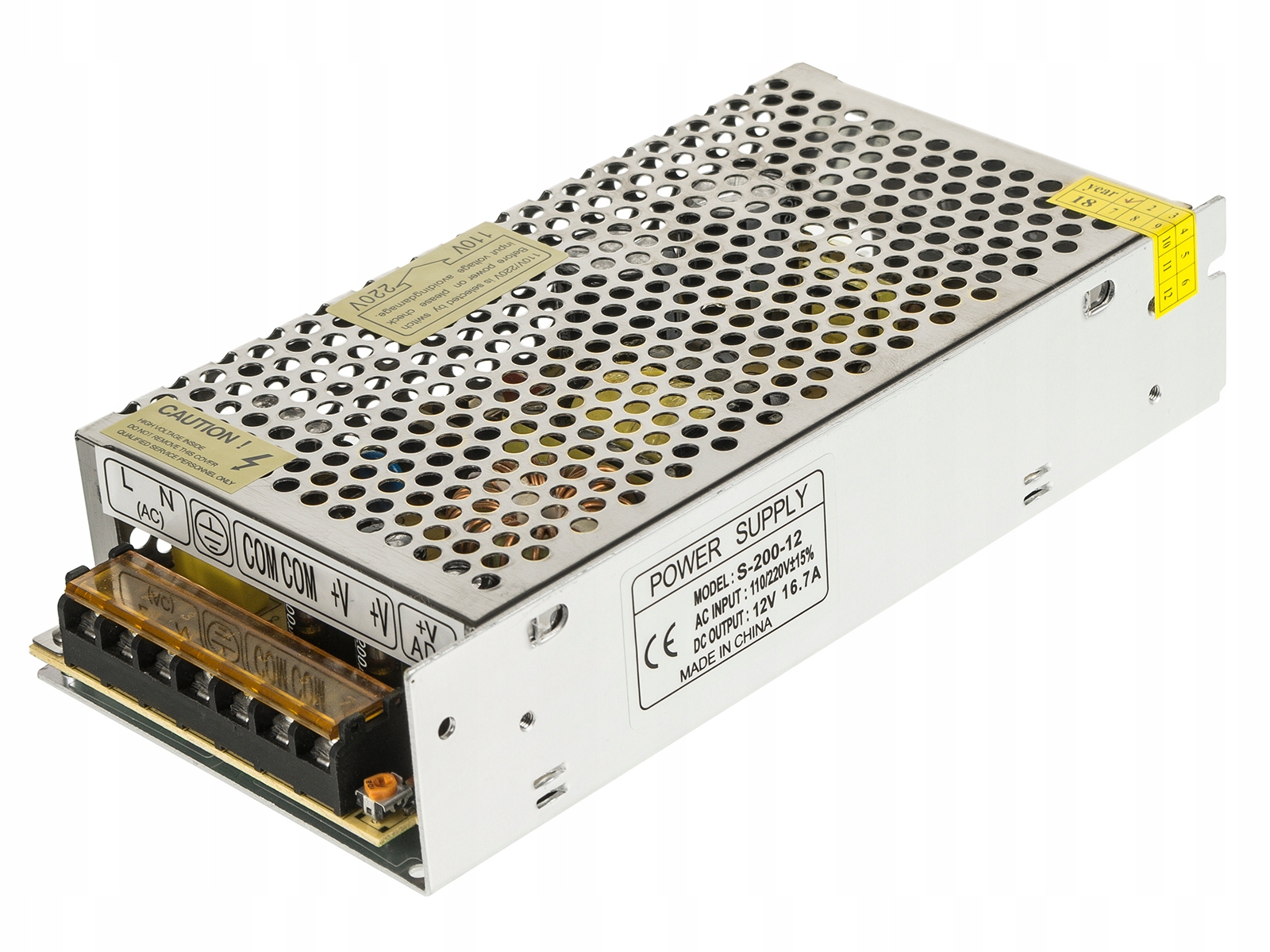 

Zasilacz Led modułowy do taśm 16,7A 200W 12V IP20