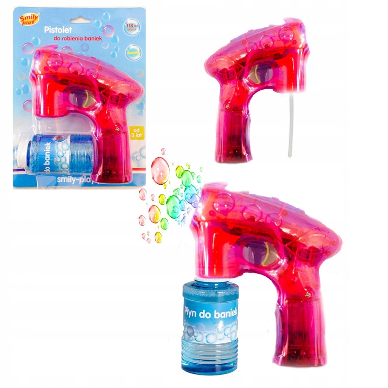 

Bańkowy pistolet bańki wyrzutnia płyn