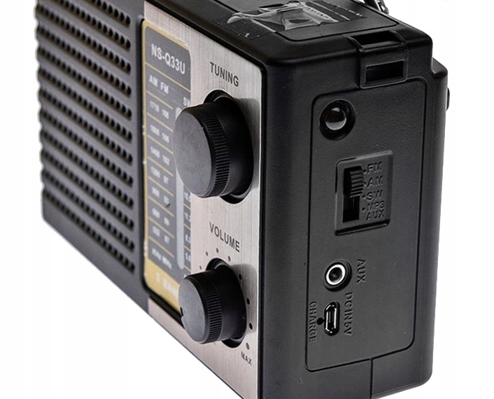 RADIO AKUMULATOROWE PRZENOŚNE USB/MICRO SD LATARKA Marka NNS