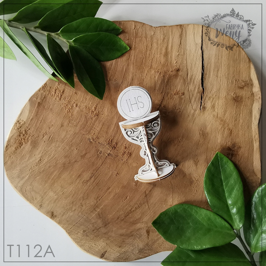 Tekturka 3D T112A połówka kielicha