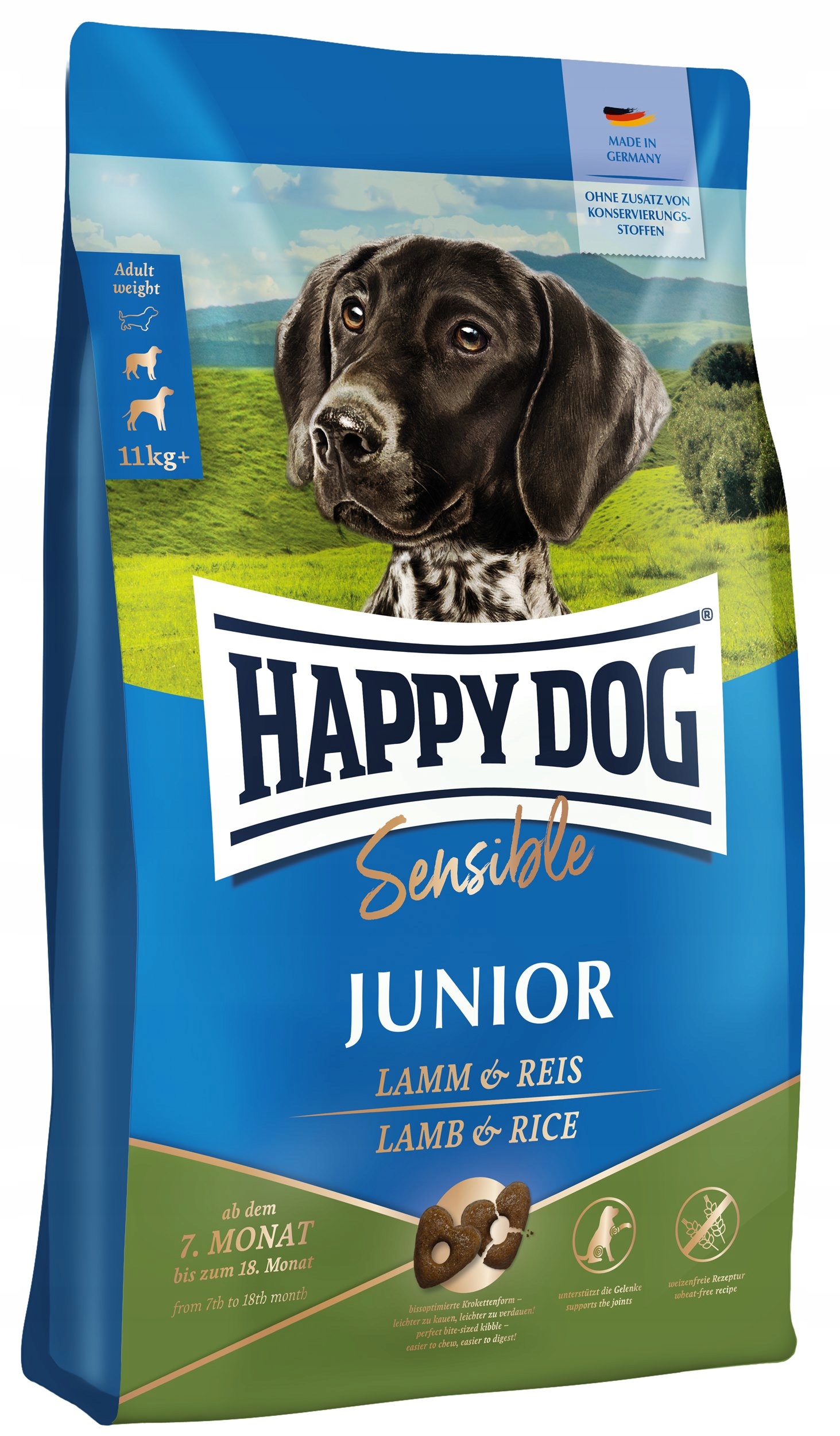 Happy Dog Sensible Junior sucha karma jagnię 10 kg