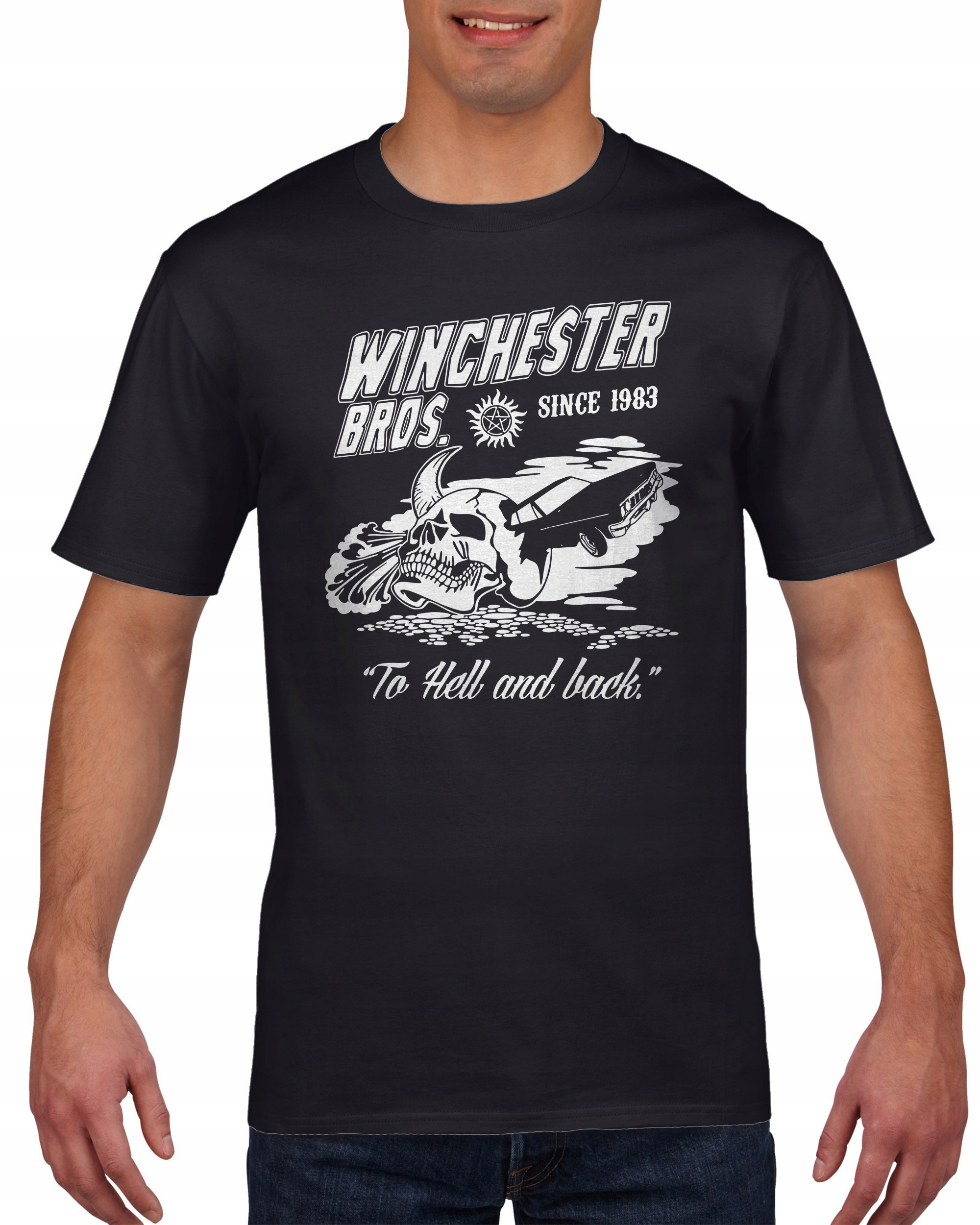 

Koszulka męska Winchester Bros To Hell Back c S
