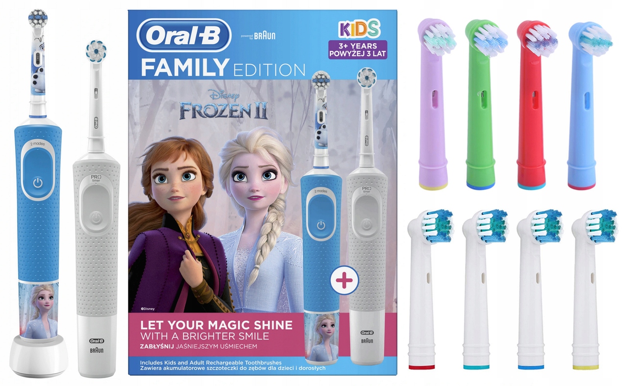 2x SZCZOTECZKA ELEKTRYCZNA DLA DZIECI I DOROSŁYCH