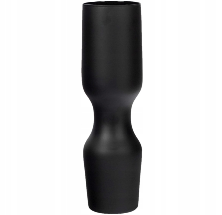 

Wysoki matowy wazon czarny mat W-628 H:40cm D:12cm