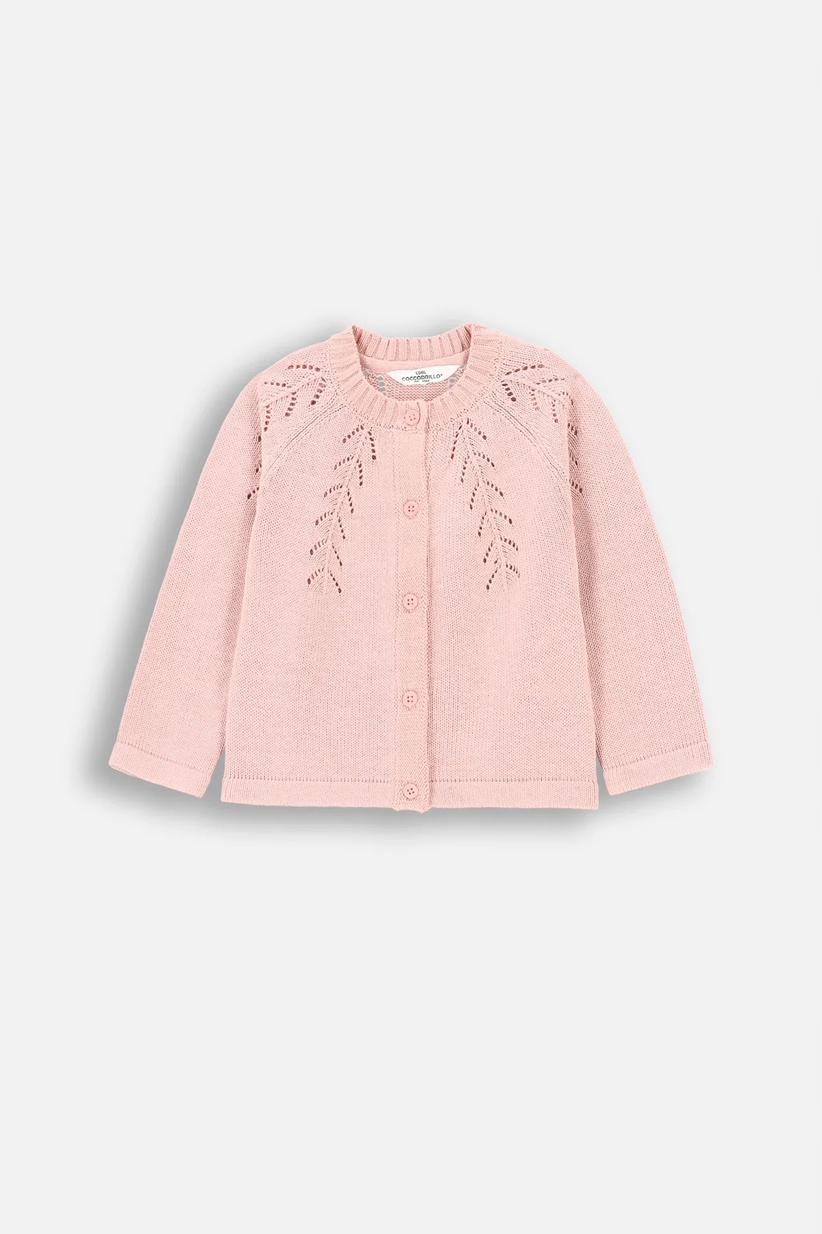 Coccodrillo детский свитер розовый хлопок