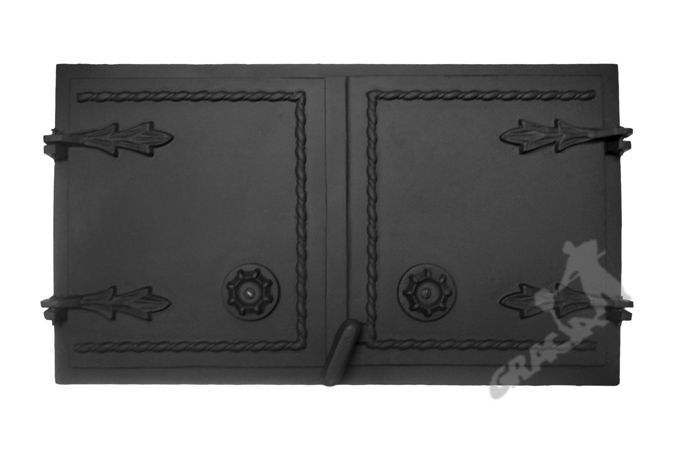 DRZWI F6 -37X65CM DRZWI POPIELNIKOWE ŻELIWNE DRZWI