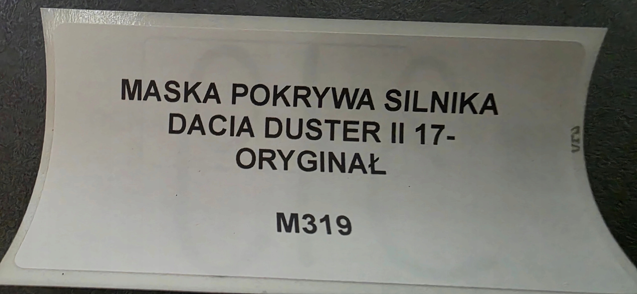 bonnet DACIA DUSTER II 17- original