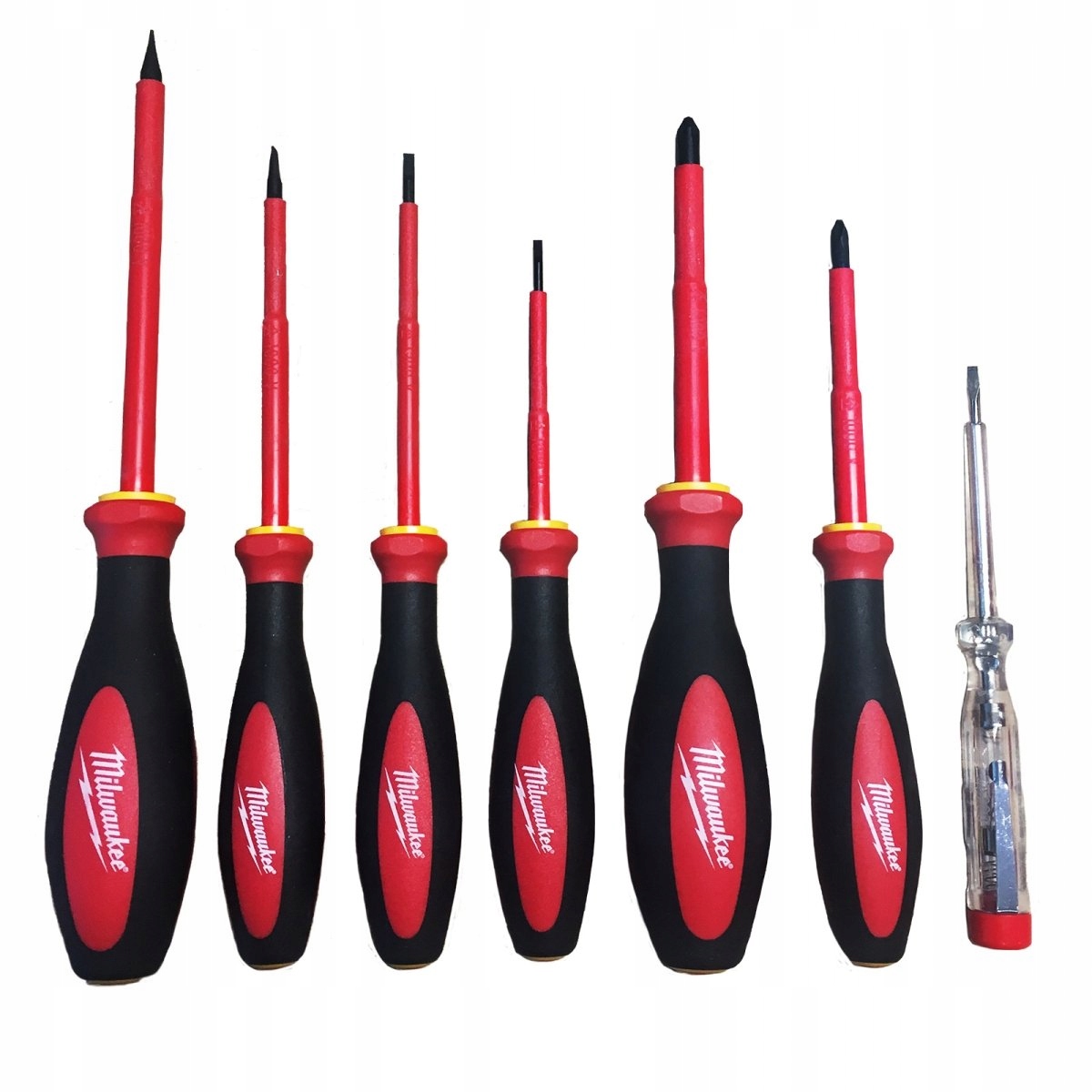 Zestaw wkrętaków izolowane Milwaukee Vde 7 szt