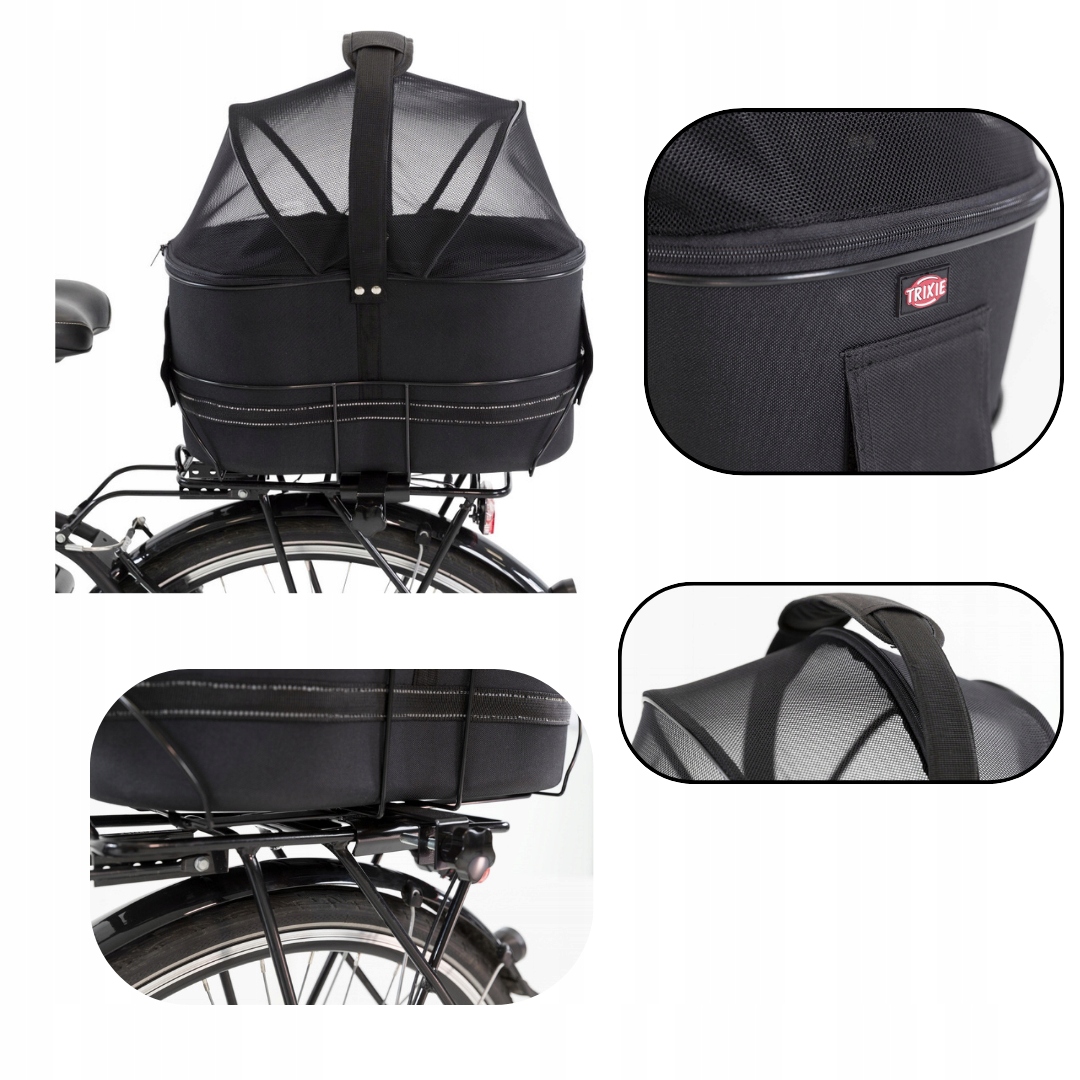 Trixie Kosz transporter na rower bagażnik dla psa torba 29×42×48cm