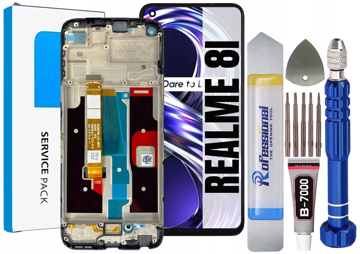 Displej Pro Realme 9I Originál LCD Obrazovka Rámeček