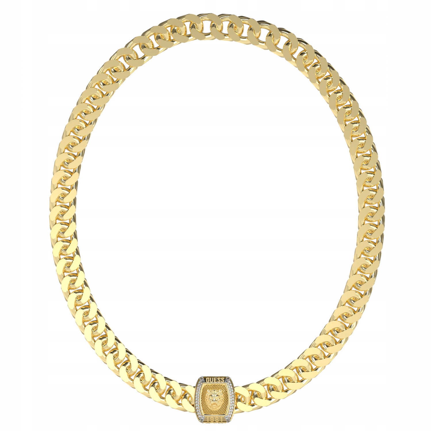 Pánský náhrdelník Guess ocel 316 l 53 cm