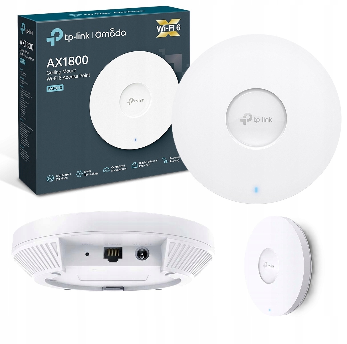 Tp-link EAP610 AX1800 Gigabit Access Point WiFi 6 PoE přístupový bod