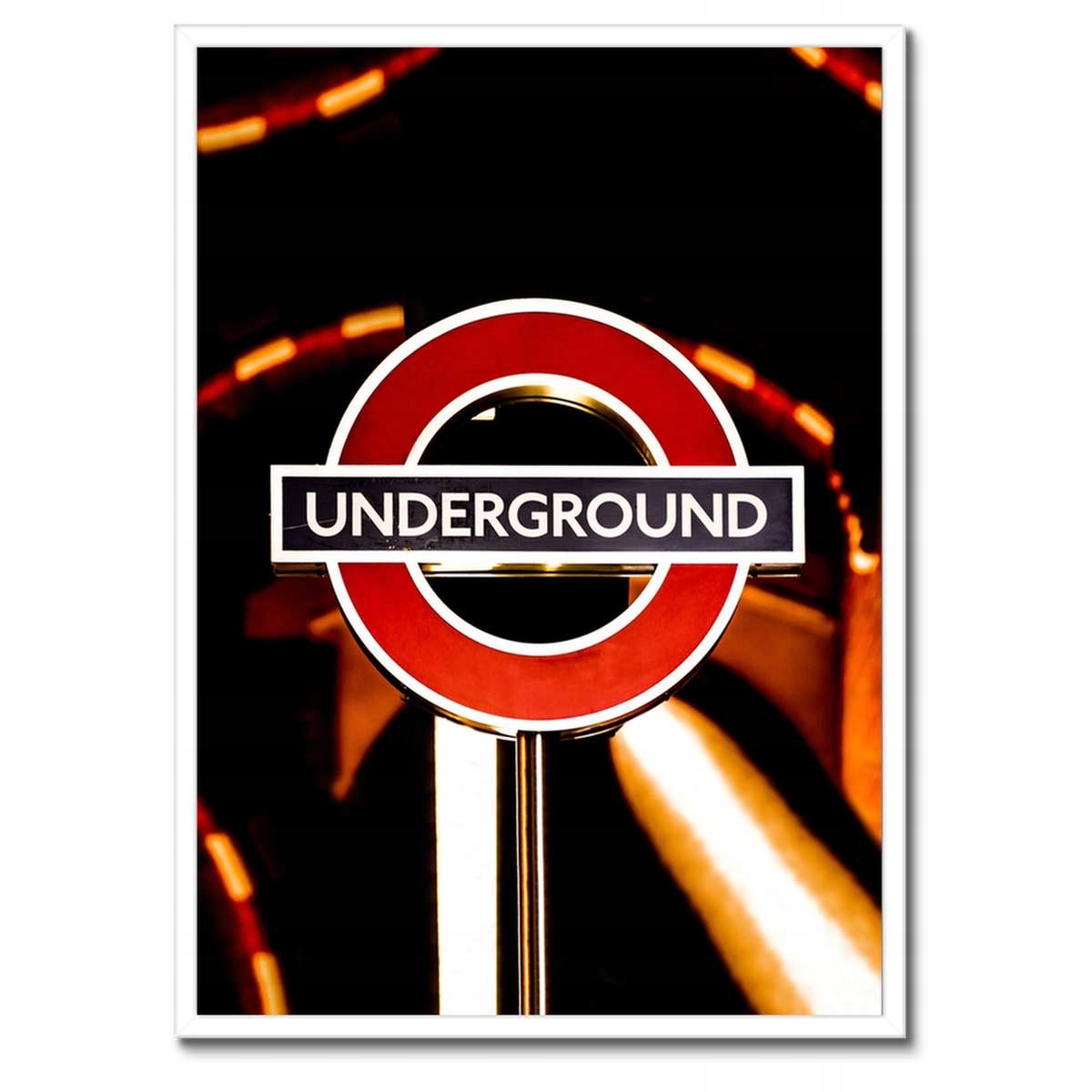 Plakáty v rámu 50x70 Underground Londýn