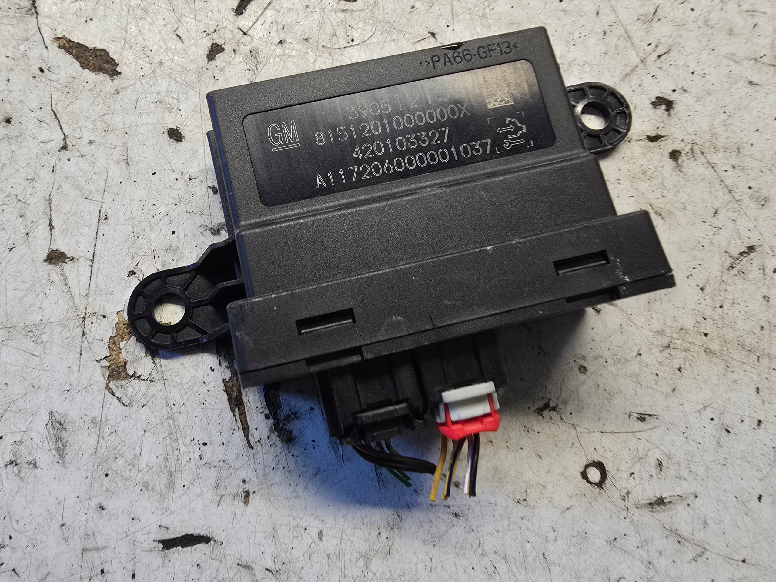 OPEL ASTRA K V 5 module control unit CZUJNIKOW PDC 39051215