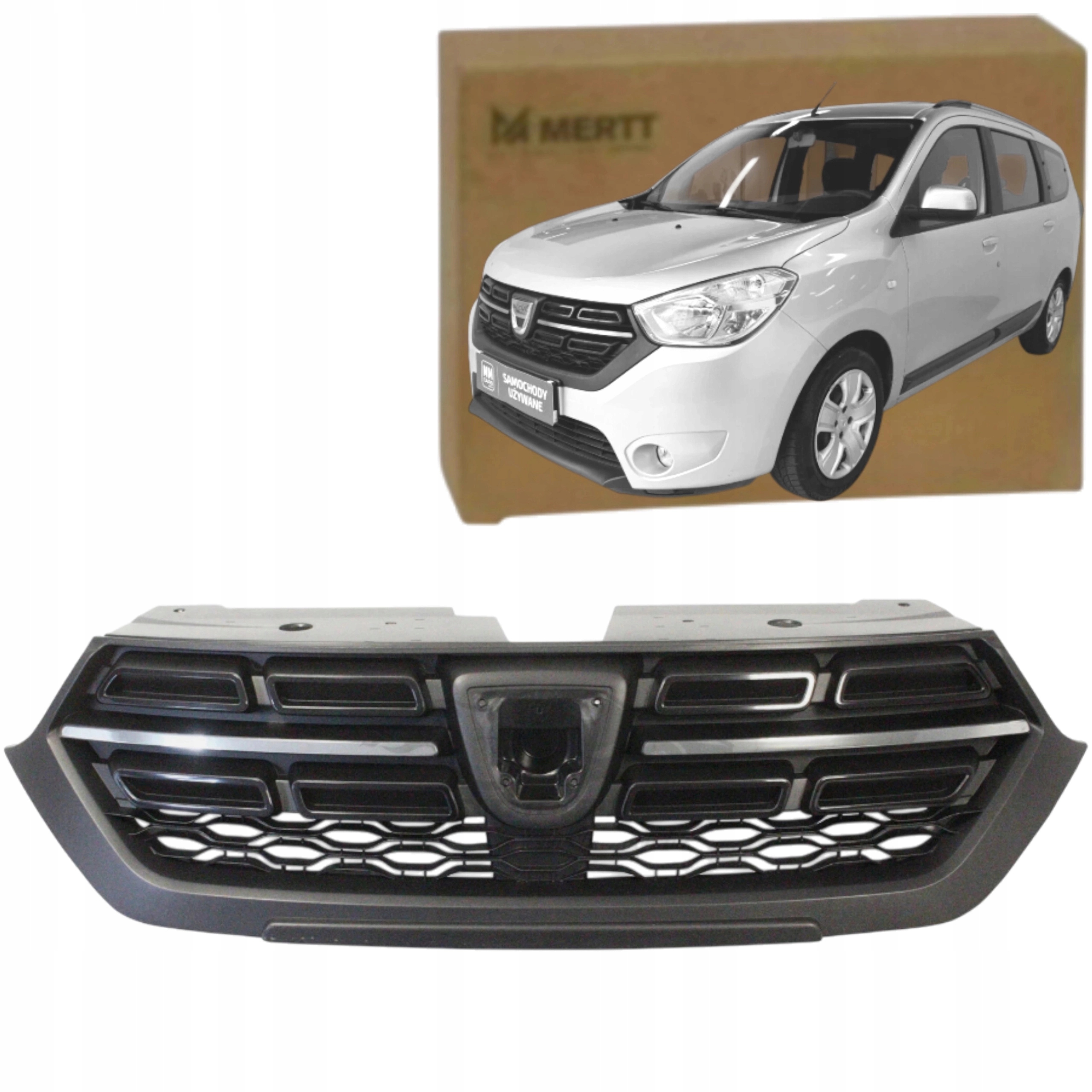 Atrapa Mřížka Chladiče Gril Černá 623107630R Dacia Lodgy Dokker 2018-