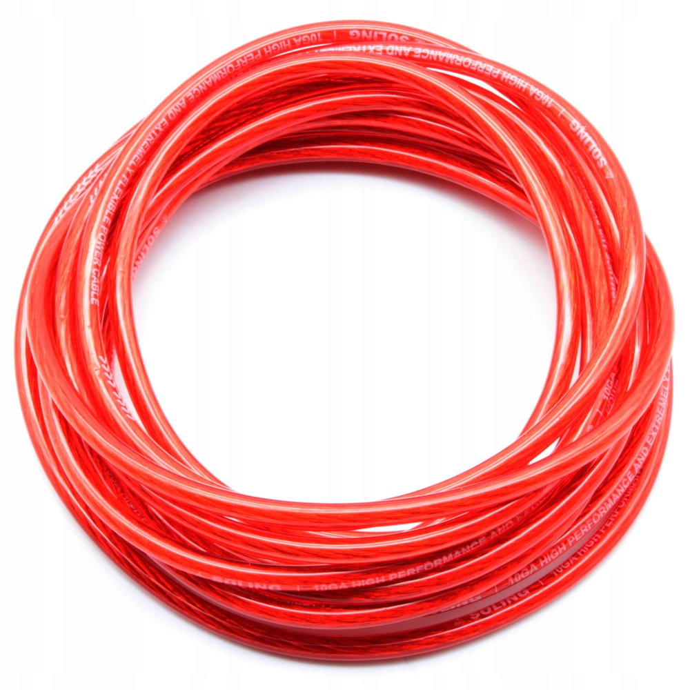 KABLE PRZEWODY DO WZMACNIACZA + BEZPIECZNIK Marka Soling