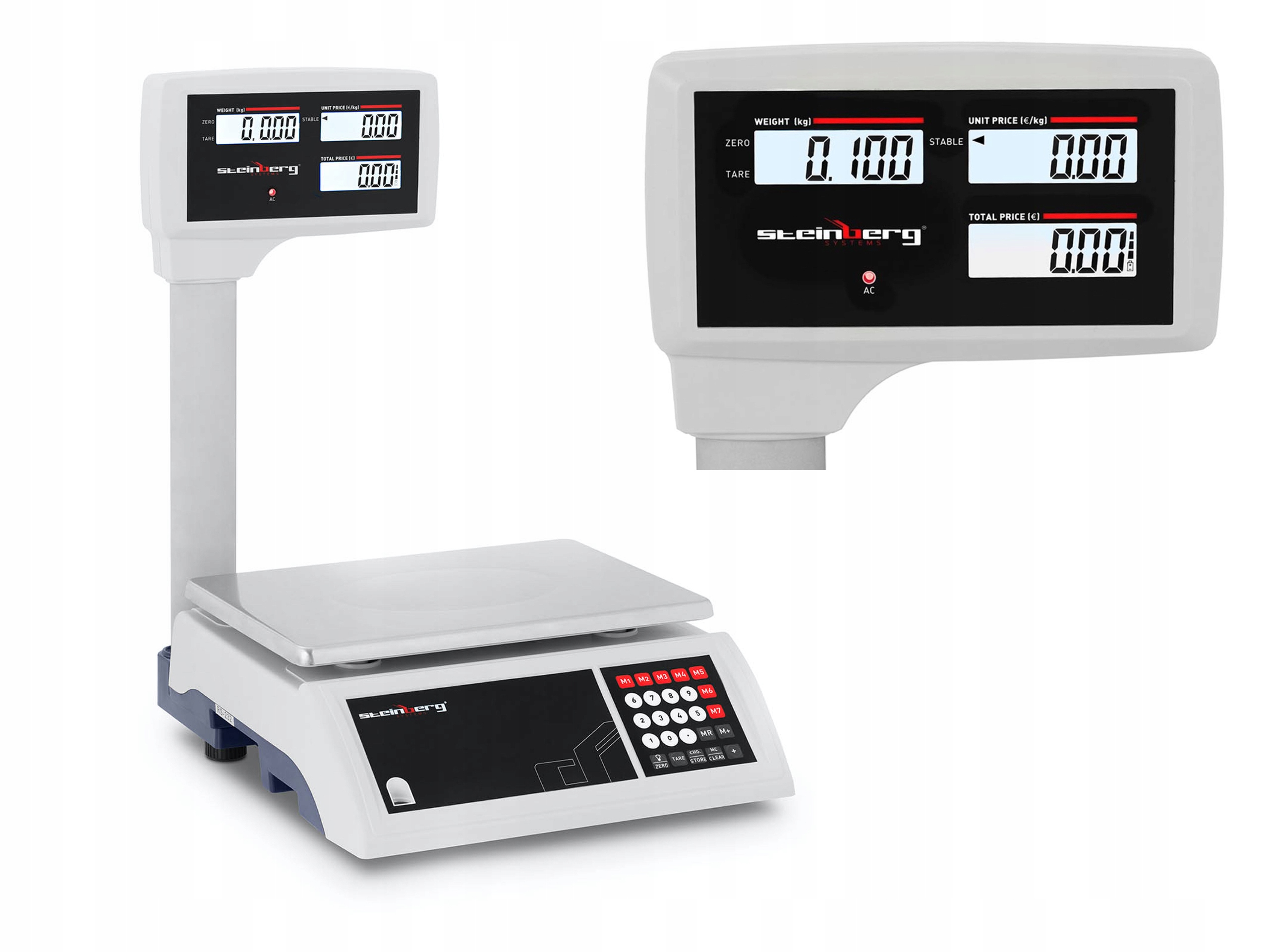 

Mobilna Sklepowa Waga Kalkulacyjna 30kg 5g LCD