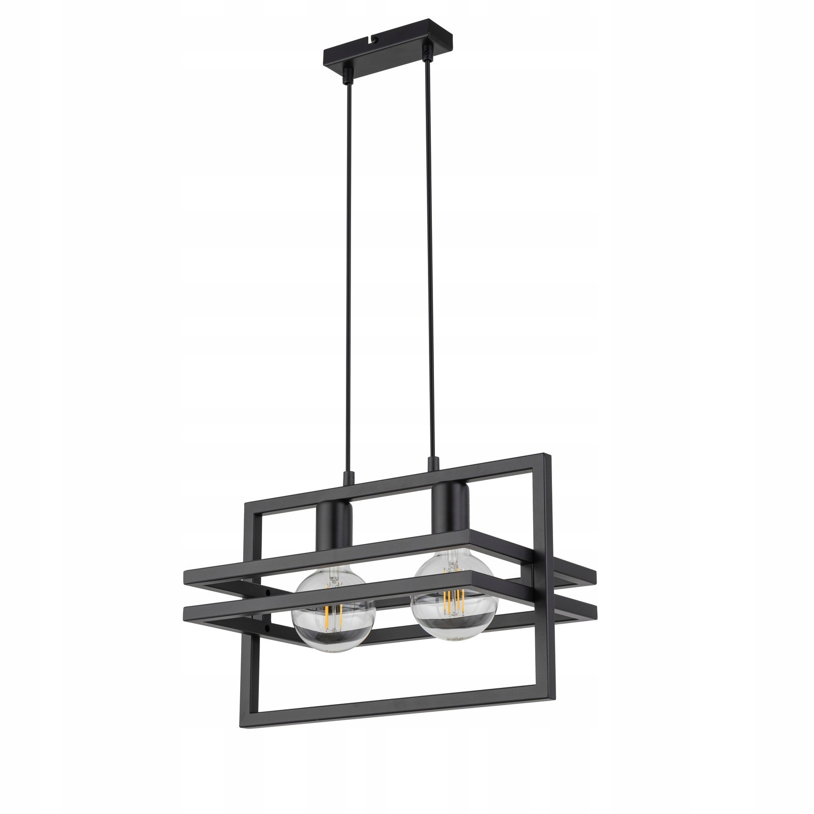 Lampa Wisząca Nad Stół Metalowa Klatka Sigma Merci 32391 Czarny