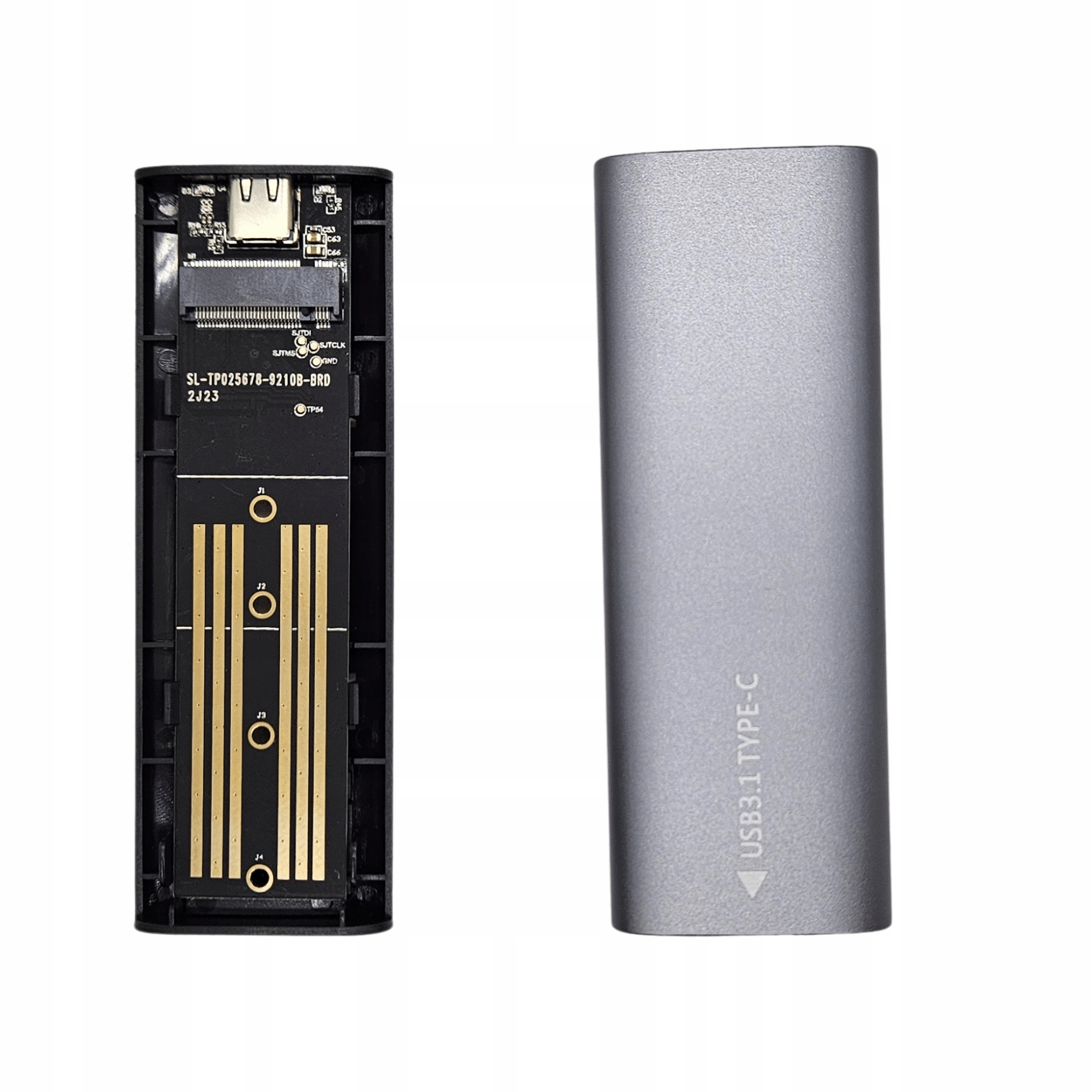 Obudowa na dysk SSD m.2 NVMe i NGFF USB-C USB 3.1