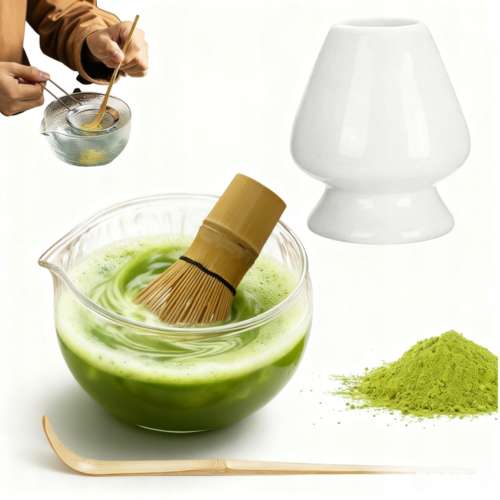 Levně 4DÍLNÁ Sada Na Čaj Matcha Je Ideální Pro Keramický Obřad