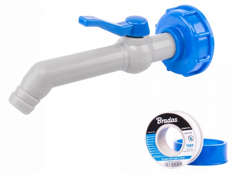 

Kran do mauzera 45 z przyłączem na wąż 16-25mm Ibc