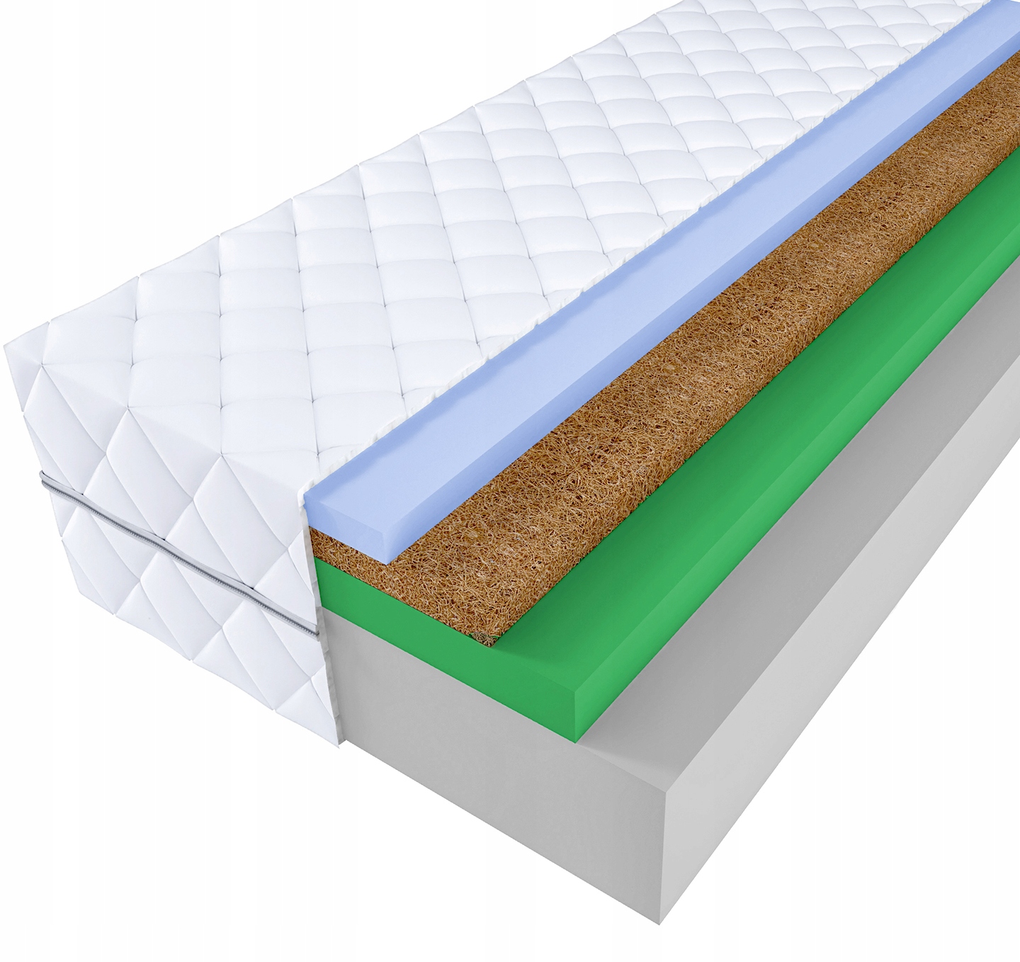 Pěnová Matrace Alan 90x200 Coconut 20cm Hr s kokosem H5 Tvrdá