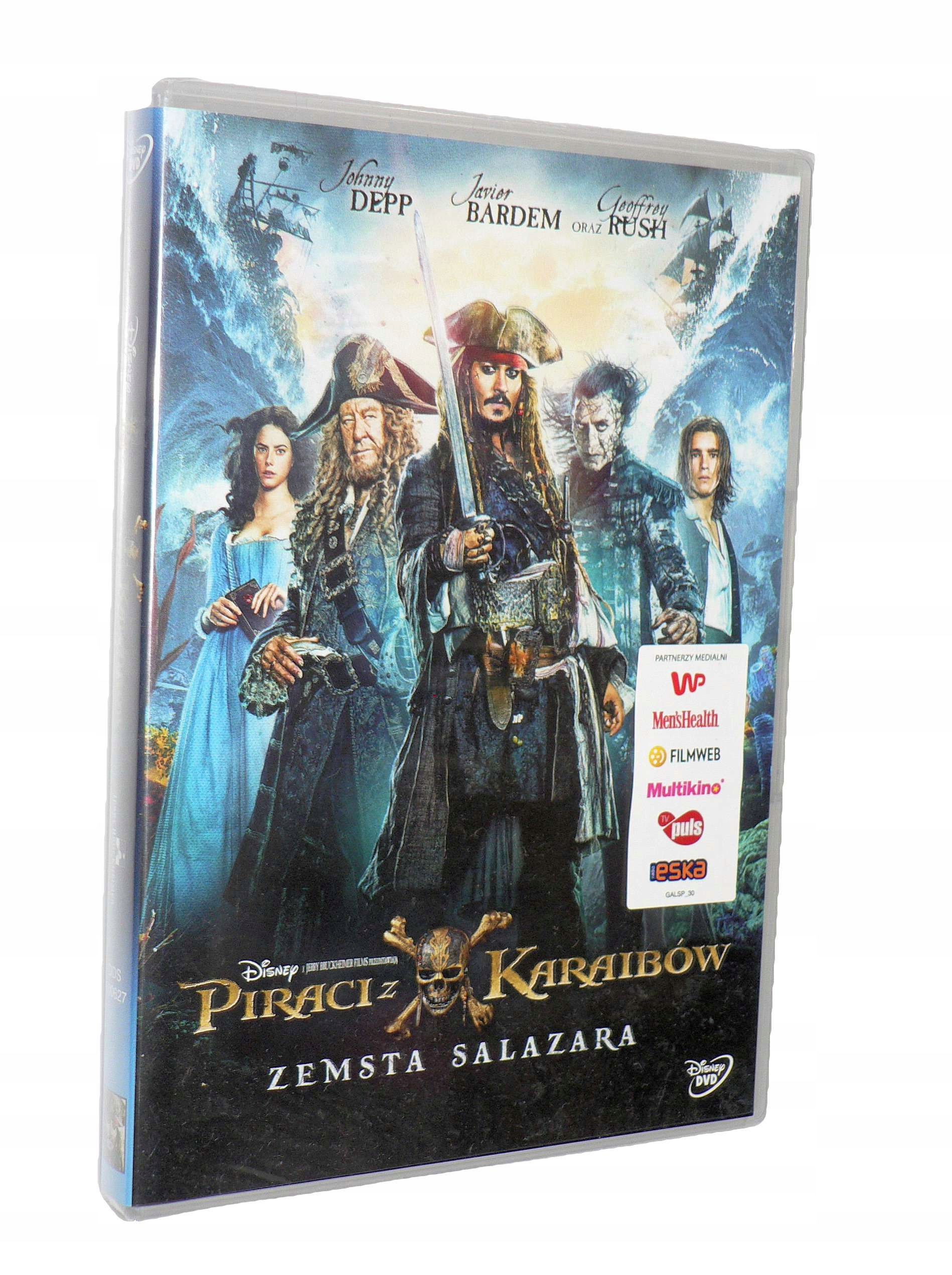 DVD - PIRACI Z KARAIBÓW ZEMSTA SALAZARA - folia