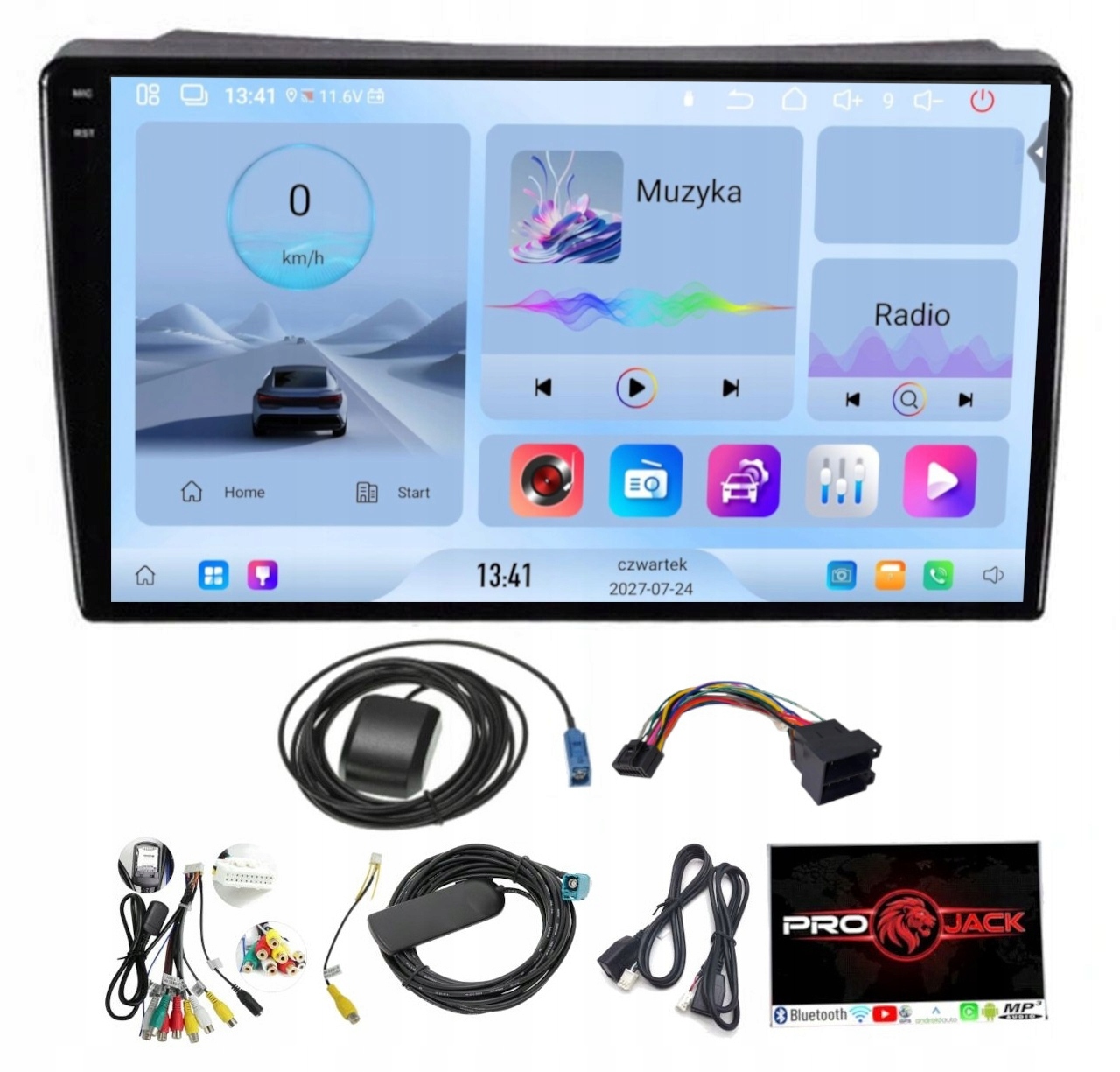 Rádio Android Navigácia Nissan Primastar 2006-2014 Carplay Wifi 4/64GB Sim