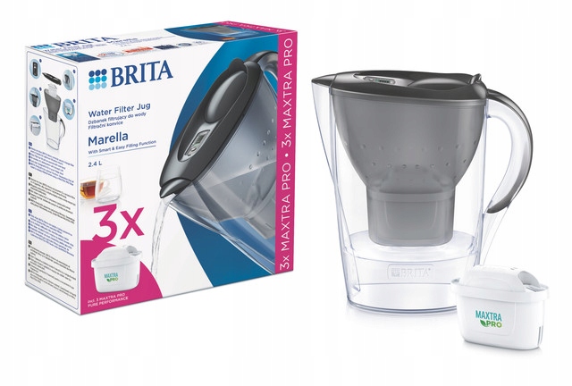 Dzbanek z filtrem Brita Marella grafitowy 3 Maxtra Pro Pure Performance