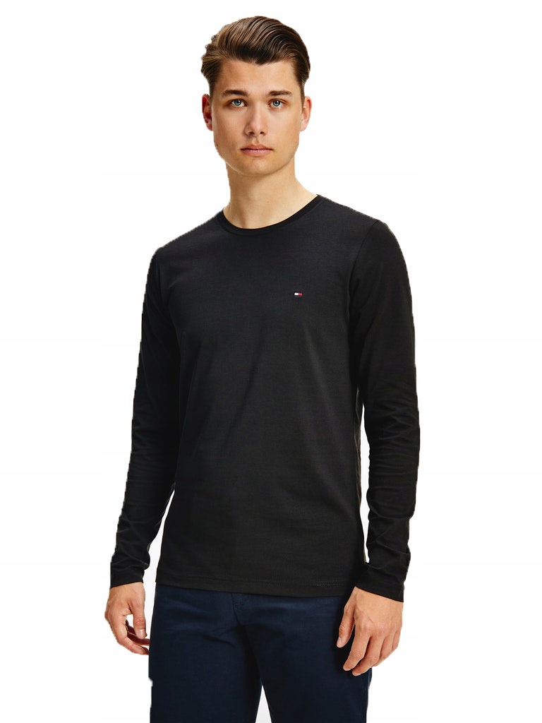 

Tommy Hilfiger Koszulka Z Długim Rękawem Black r.L