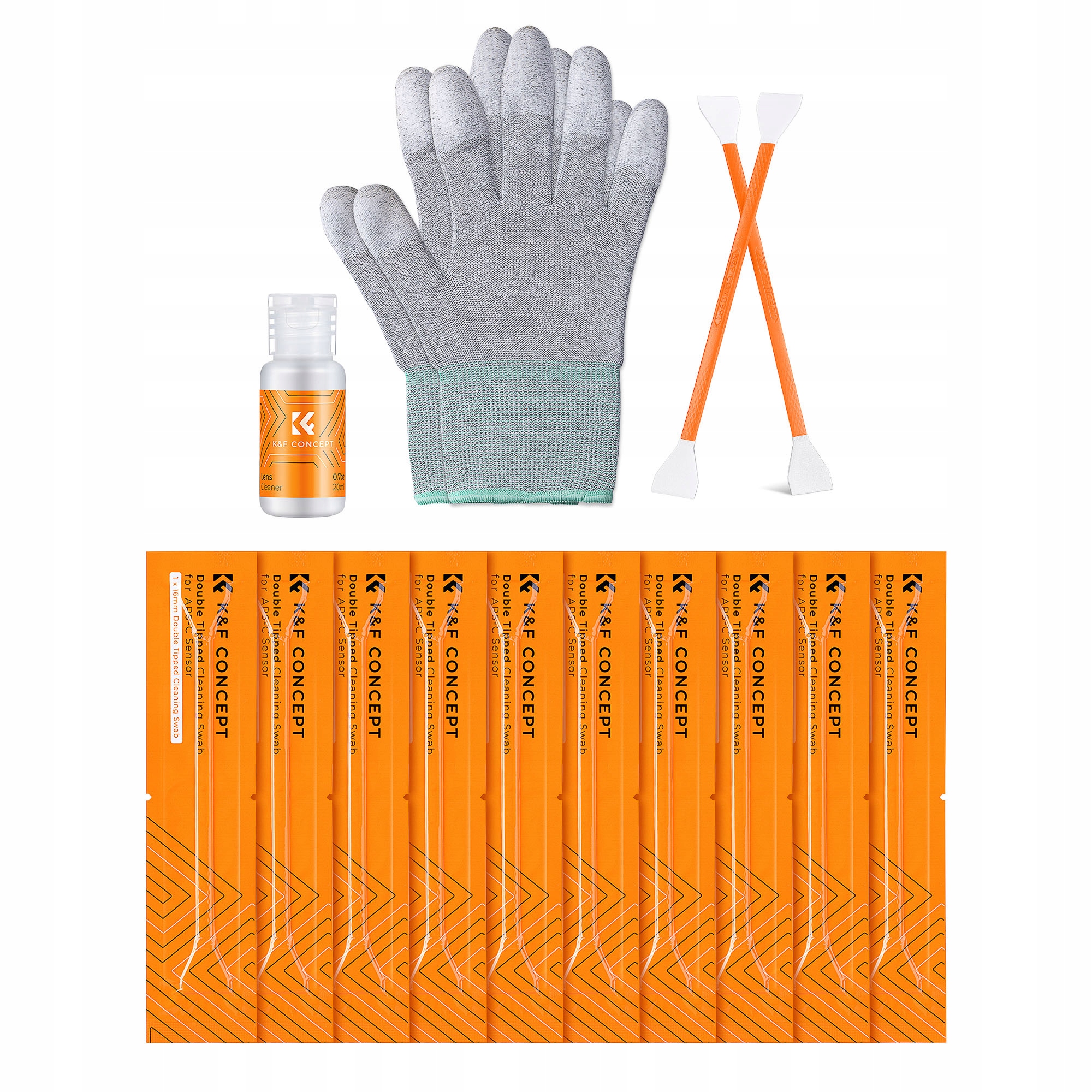 Zestaw czyszczący K&F Concept do matryc APS-C Marka K&F Concept