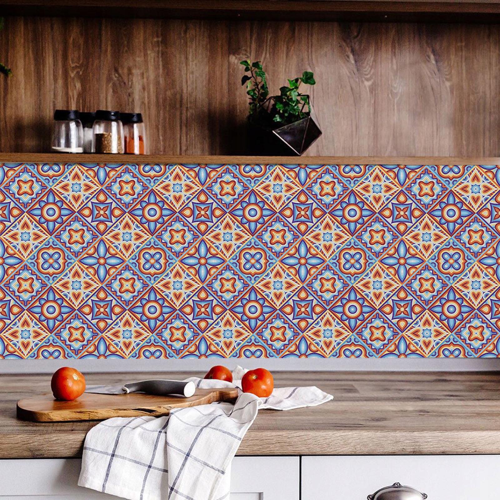 NAKLEJKI NA KAFLE PCV 20x20 cm ALUZEJOS KLOROWE Producent inny