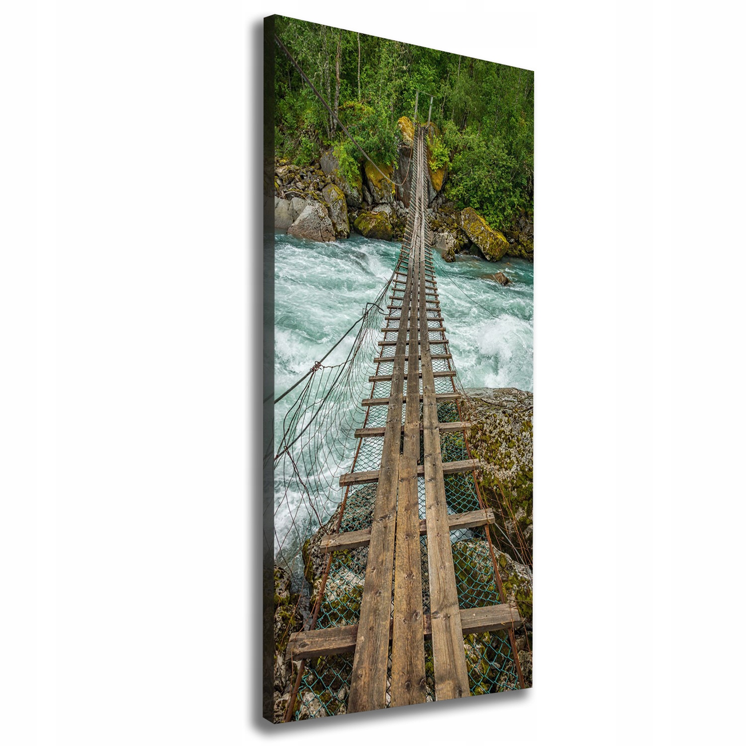 

Foto obraz canvas do salonu Most wiszący 50x125