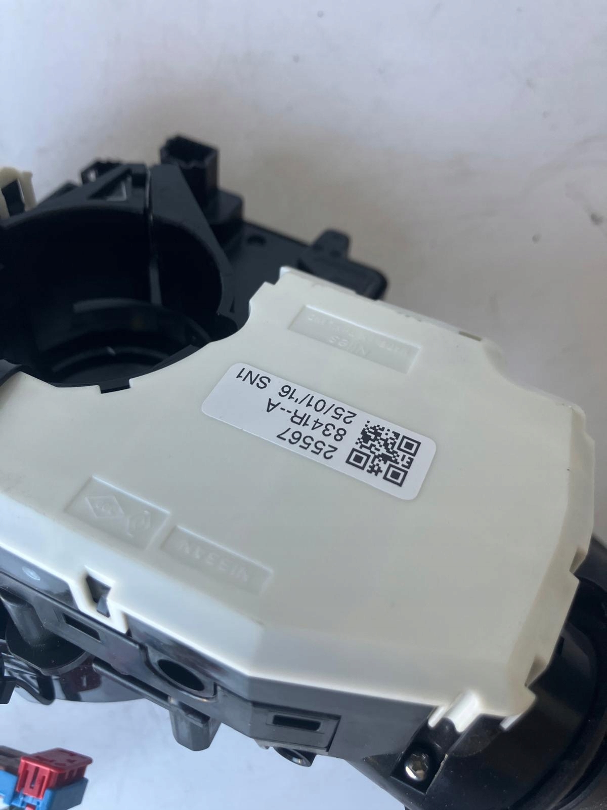 steering wheel levers and controls ring airbag RENAULT KADJAR