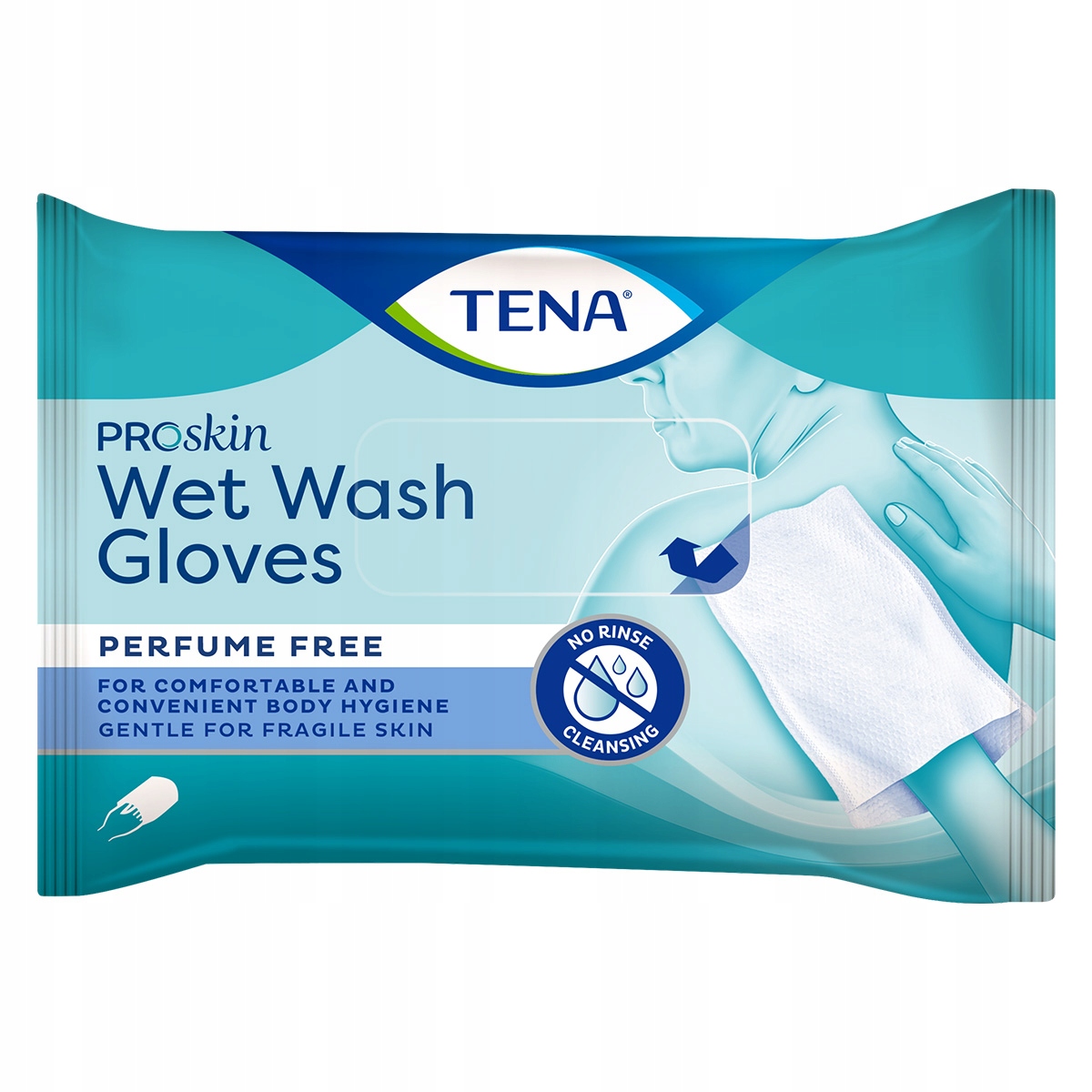 

Tena Myjki do ciała nawilżane Wet Wash Glove 8szt.