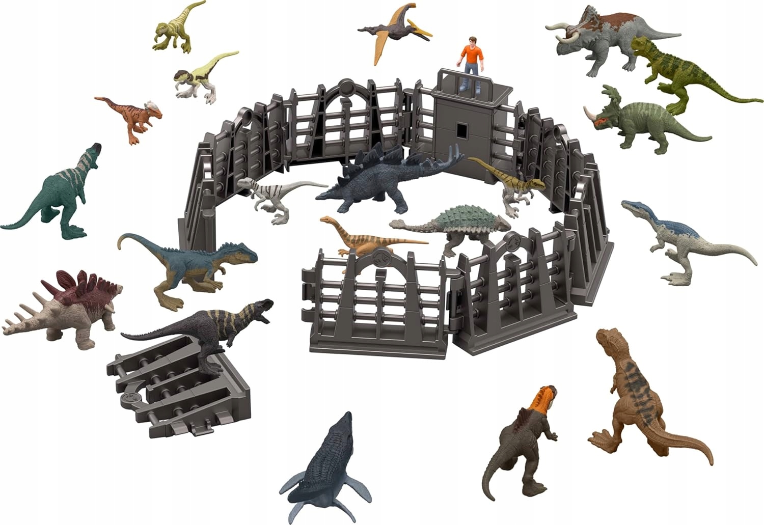 JURASSIC WORLD CHAOS THEORY KALENDARZ ADWENTOWY 2024 figurki dinozaurów Marka Mattel