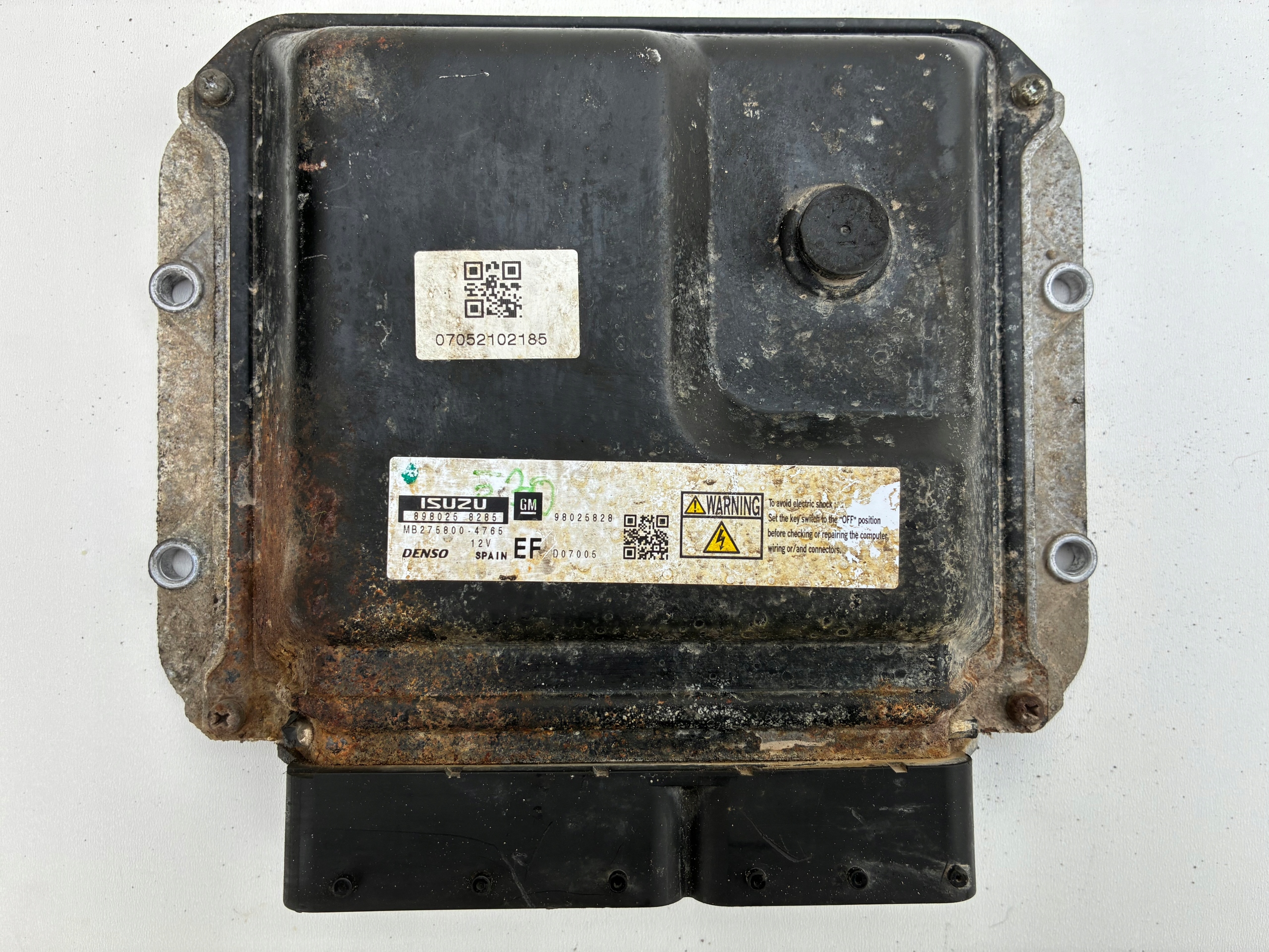 control unit of the engine computer ECU ECM Opel 1.7 TDCI 8980258285 98025828
