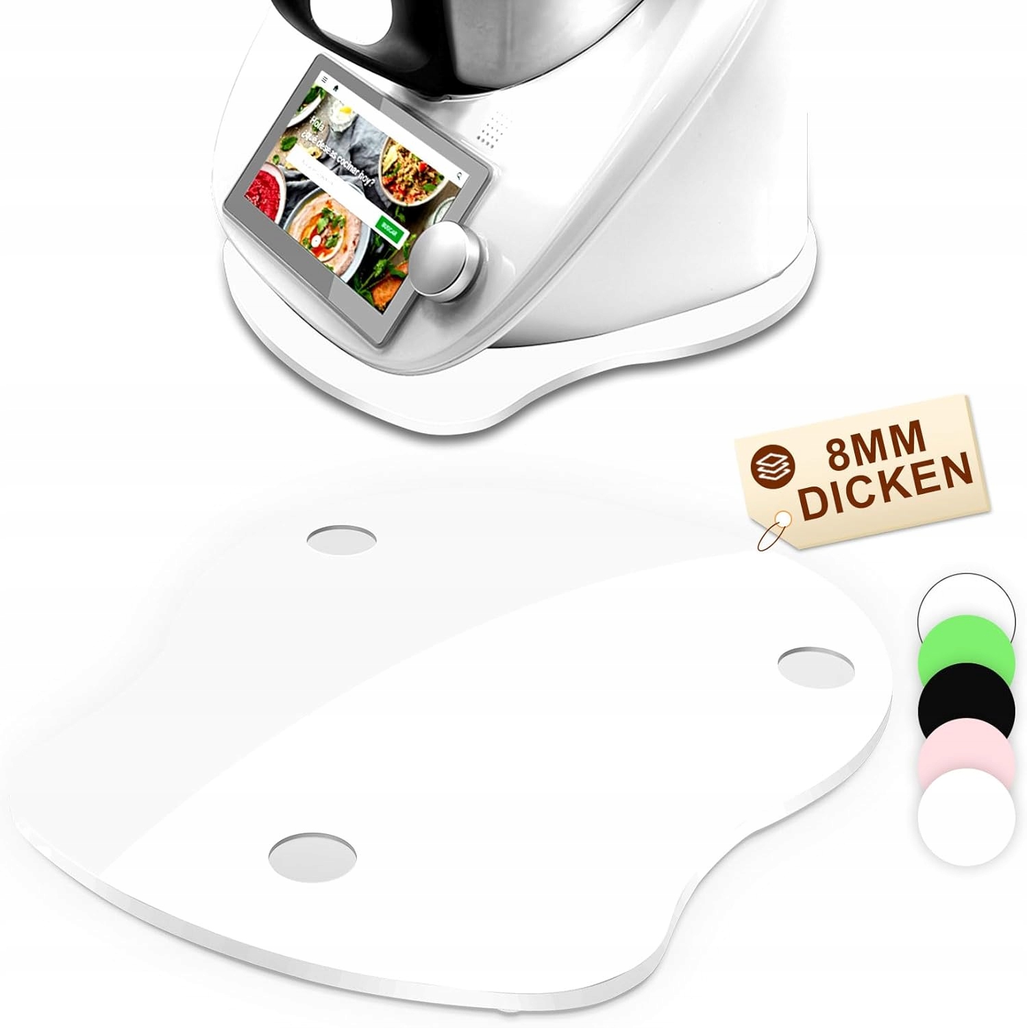 Podložka Deska Thermomix TM6 TM5 Termomix akrylová Bílá