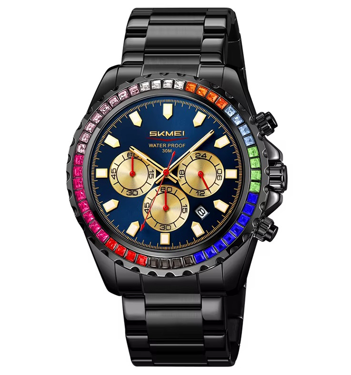 Pánské hodinky Skmei náramek chronograf datumovka stopky