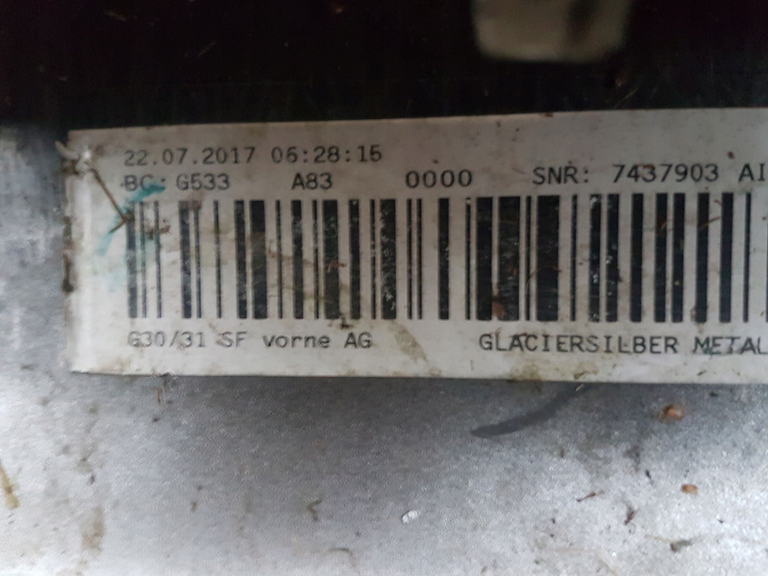 Frontstoßstange vorne BMW G30 G31