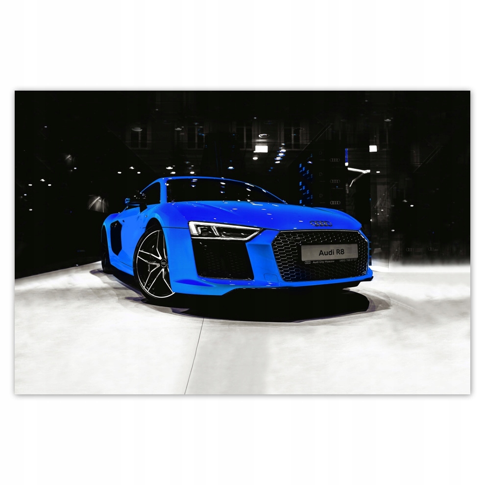 

Plakaty 93x62 Niebieskie Audi R8