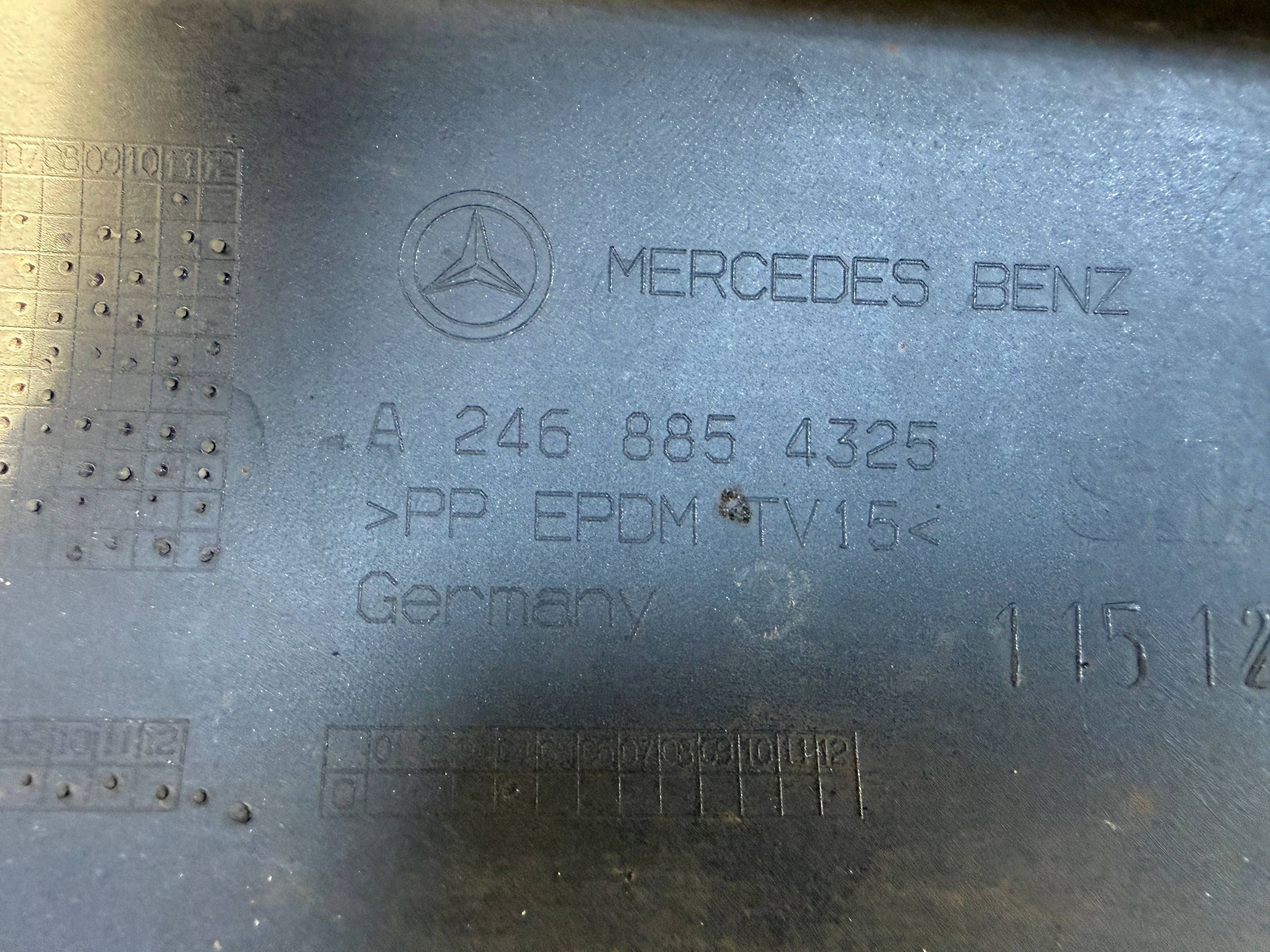 Mercedes B A246 Lift 14- bumper front front