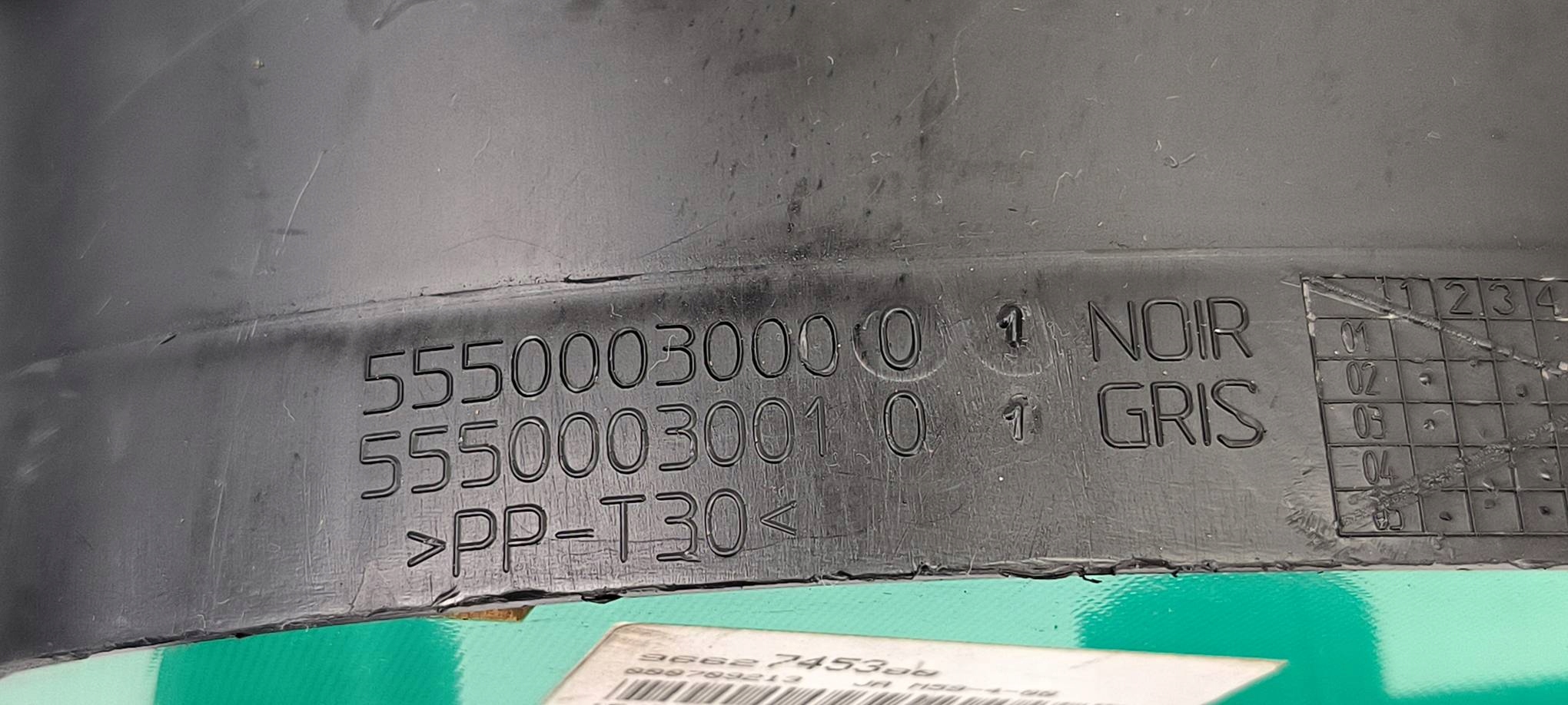 dials clock 9662745380 PEUGEOT PARTNER