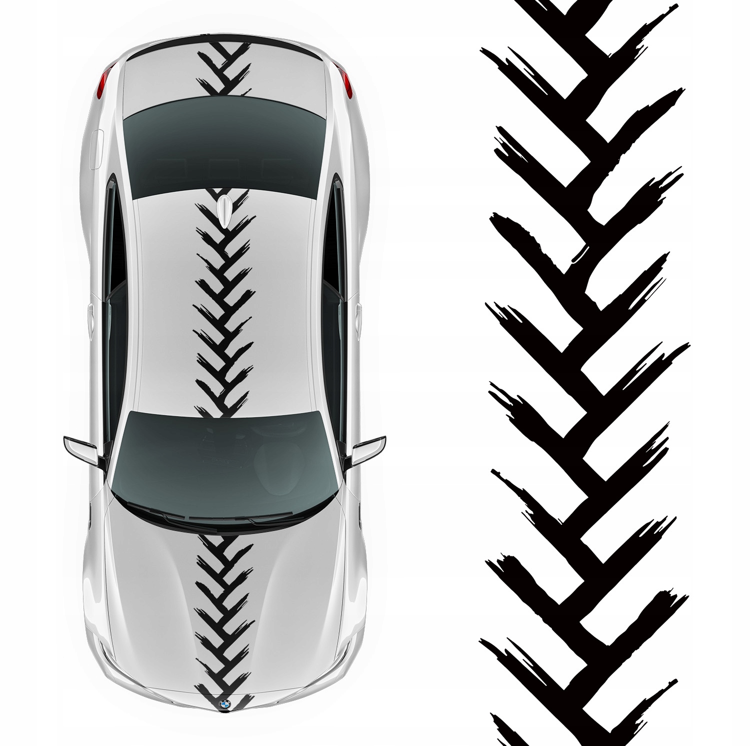 Samolepky na auto Brush 450 cm x 41 cm