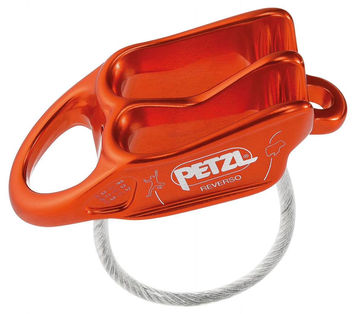 Przyrząd asekuracyjny REVERSO (czerwone) Petzl