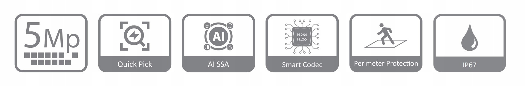 Kamera IP Dahua IPC-HFW3541E-AS-0280B-S2 5Mpx Starlight Mikrofon SMD Głębokość produktu 19.3 cm