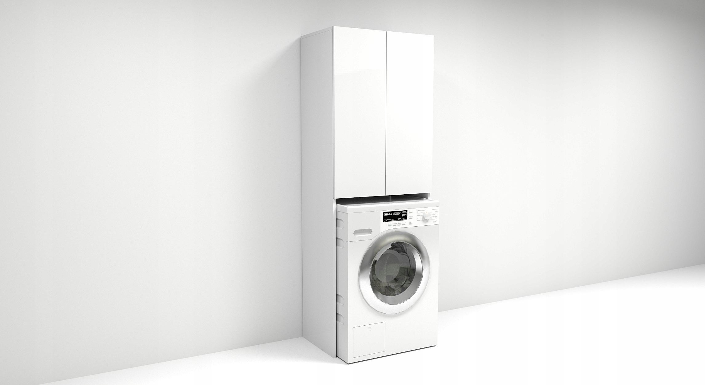 Szafka nad pralkę- w kolorze fioletowym Kod producenta SZAFKA ŁAZIENKOWA POLA DD BIEL MAT