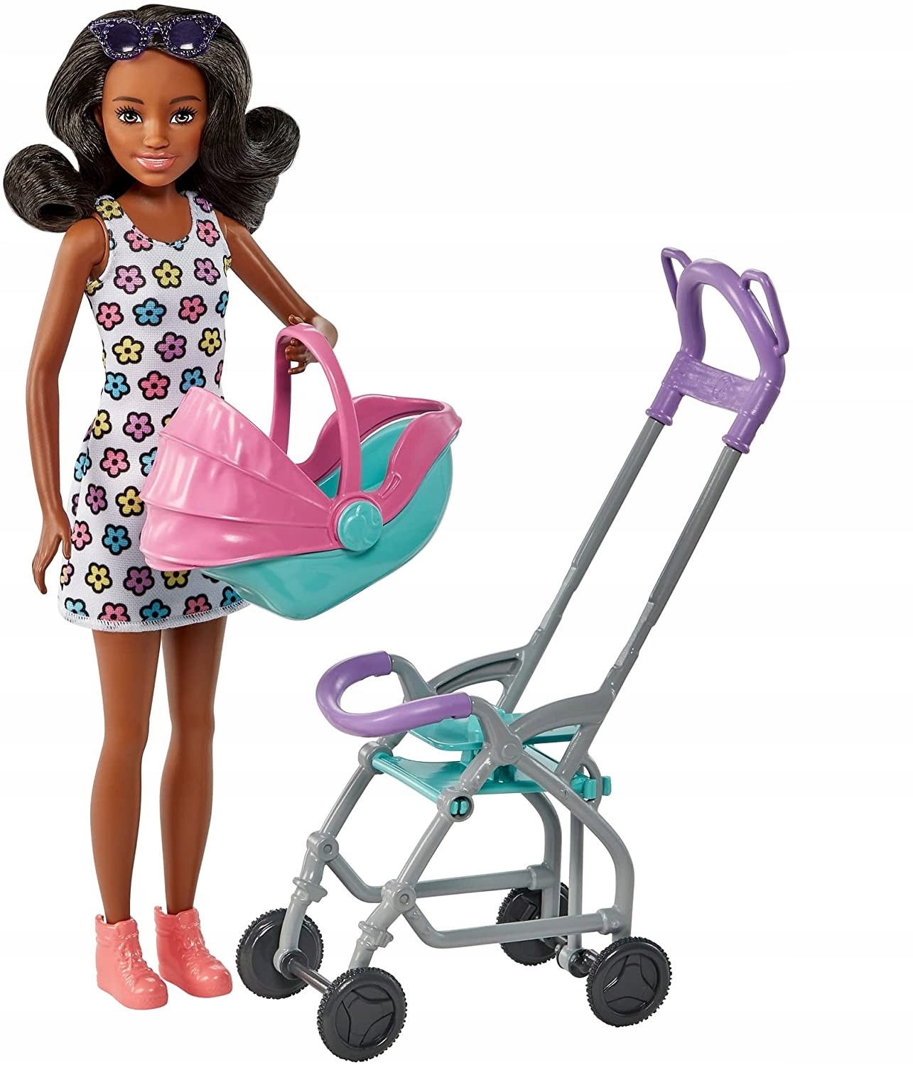LALKA BARBIE SKIPPER Z WÓZKIEM I BOBASEM C Marka Barbie